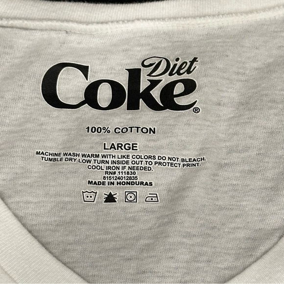 Diet Coke women’s large fitted T-shirt - Picture 4 of 7
